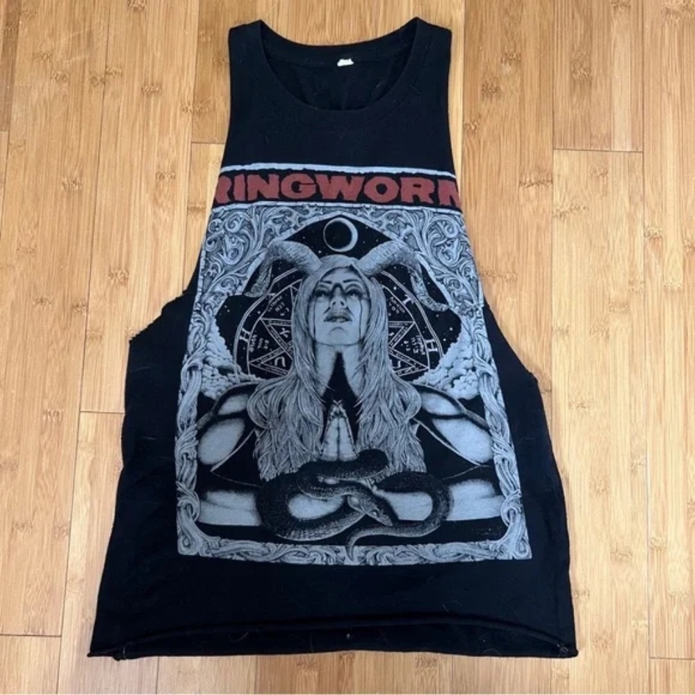 Ring Worm DIY band concert shirt